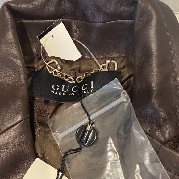 GUCCI LEATHER BLAZER - Picture 4 of 12
